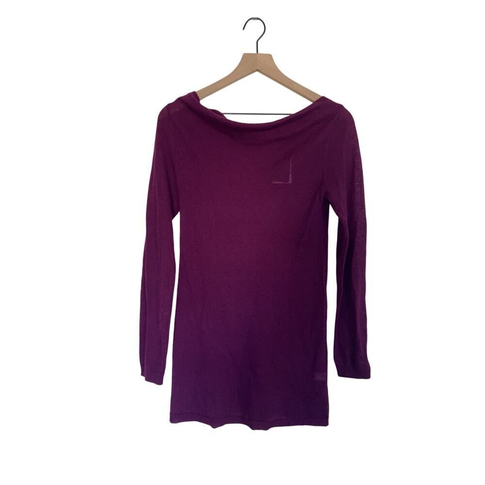 Nordstrom Signature cashmere sweater in purple XS